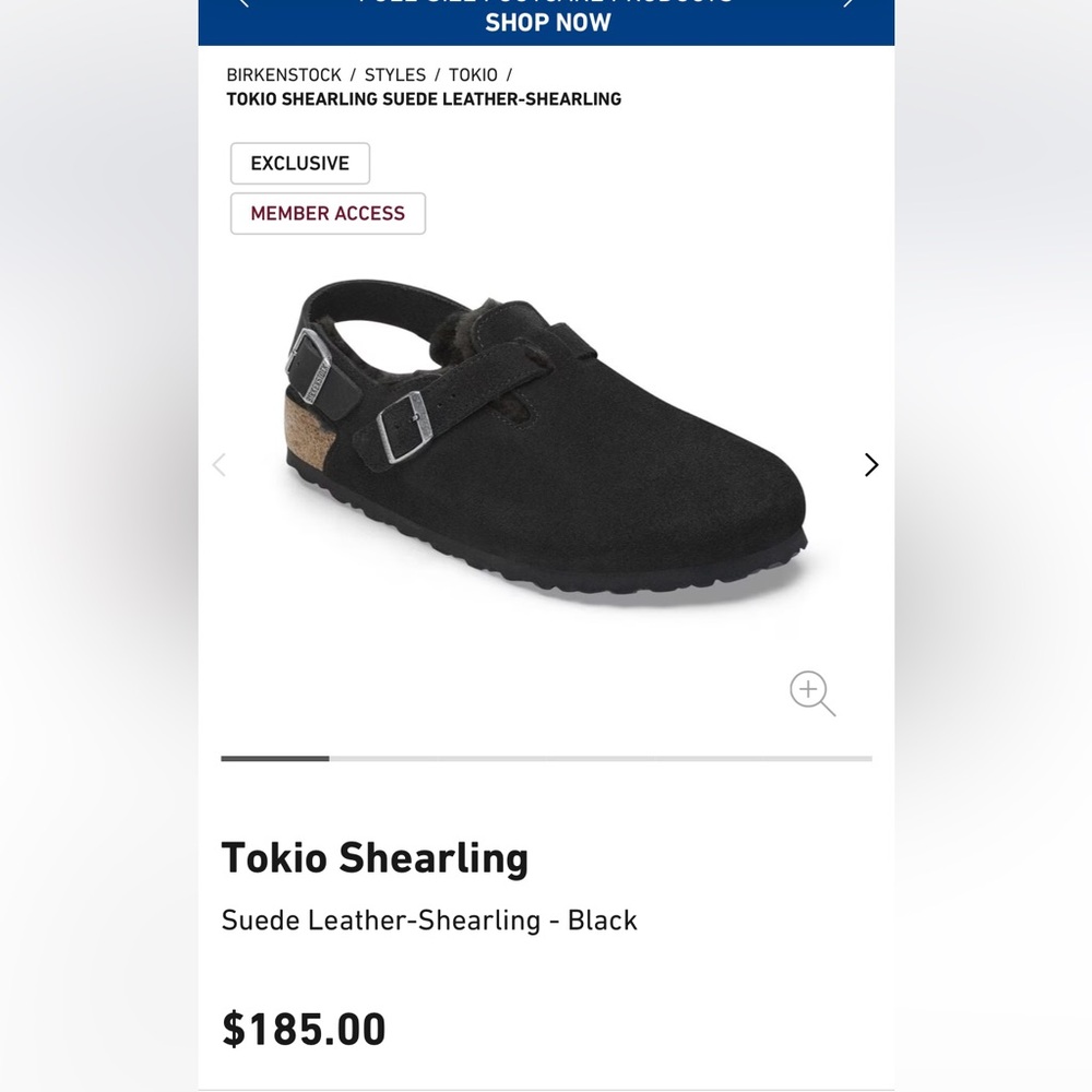 NEW Birkenstock- Tokio Shearling ladies 9-9.5 - Picture 9 of 12